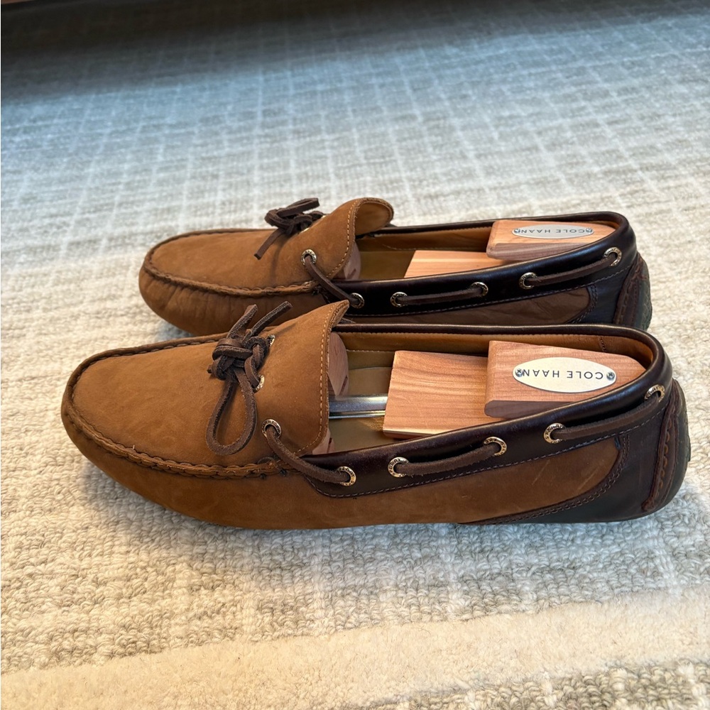 Sperry Gold Cup Men's 12 Two-Tone Leather and Suede Loafers
